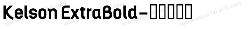 Kelson ExtraBold字体转换